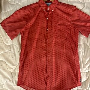 Izod short sleeve anchors button down